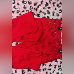 Men’s Bright Red Jeans Argonaut